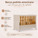 Ver imagem 7 de Berço 3 em 1 para Colchão 130x 70cm 100% MDF Katatau Areia Savana