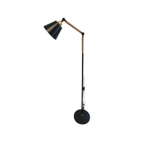 Luminária Abajur Coluna Orion Articulada - Preto