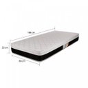 Ver imagem 2 de Colchão Solteiro Luckspuma Molas Bonnel Eagle 88x188x22