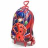 Mochila Miraculous Ladybug + Lancheira Estojo Tag Necessaire - Vermelho - 2