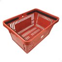 Ver imagem 4 de Cesta de Compras Plástica 16l - Vermelha - Plastex