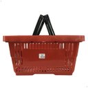 Ver imagem 6 de Cesta de Compras Plástica 16l - Vermelha - Plastex