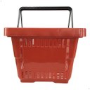 Ver imagem 5 de Cesta de Compras Plástica 16l - Vermelha - Plastex