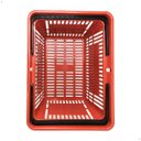 Ver imagem 7 de Cesta de Compras Plástica 16l - Vermelha - Plastex