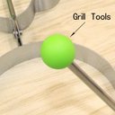 Ver imagem 5 de Kit Forma Modeladora em Aço Inox para Ovo Frito, Panqueca, Omelete - 5 Pçs