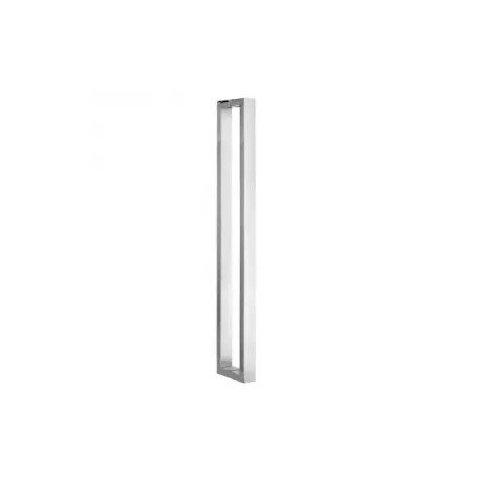 Puxador Inox U para Porta Pivotante Alto Brilho 1.50 Metro Ags H07 1500mm