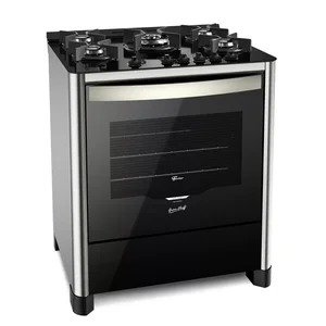 Fogão 5 Bocas Tripla Chama Gran Cheff Gás com Dourador 127v Fischer