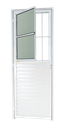 Ver imagem 1 de Porta de Sala Alumínio 80 D.L25 V.Boreal Branco Brimak