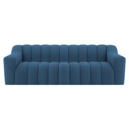 Sofá 2 Lugares Luxo Recepção Escritorio Sala Elegance 200cm Linho - 7