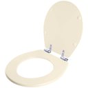 Ver imagem 2 de Tampa de Vaso Sanitário com Amortecedor Studio Creme (Bege) para bacia Deca