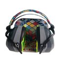 Ver imagem 2 de Suporte e Abafador de Ruido Cinza para Autistas Cubo Mágico de 26 Db