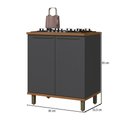 Ver imagem 3 de Balcão de Cozinha 80cm Munique 2 Portas Chumbo - Indekes