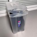 Ver imagem 5 de Kit 5 Caixas Organizadoras 16,5L Estreita Alta Plástica Orde