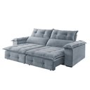 Ver imagem 2 de Sofá Retrátil e Reclinável Atlas 2,90m 05 Lugares Mola Ensacada Txr