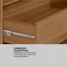 Guarda Roupa Casal 6 Portas e 3 Gavetas Himalaia - Amêndola Touch - 6