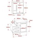 Ver imagem 3 de Conjunto para Banheiro Gabinete com Cuba e Espelheira Legno 650W Branco
