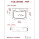 Ver imagem 6 de Conjunto para Banheiro Gabinete com Cuba e Espelheira Legno 650W Branco
