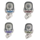 Ver imagem 3 de Ventilador de Mesa Bateria Recarregavel Usb 3 Velocidades Giratorio 360 Graus Portatil