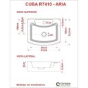 Ver imagem 6 de Conjunto para Banheiro Gabinete com Cuba e Espelheira Legno 650W Branco/Carvalho Dark