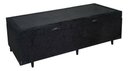 Ver imagem 3 de Cama Box Bau Solteirão Premium ( Blindada ) Super Reforçada - Corino - Preto