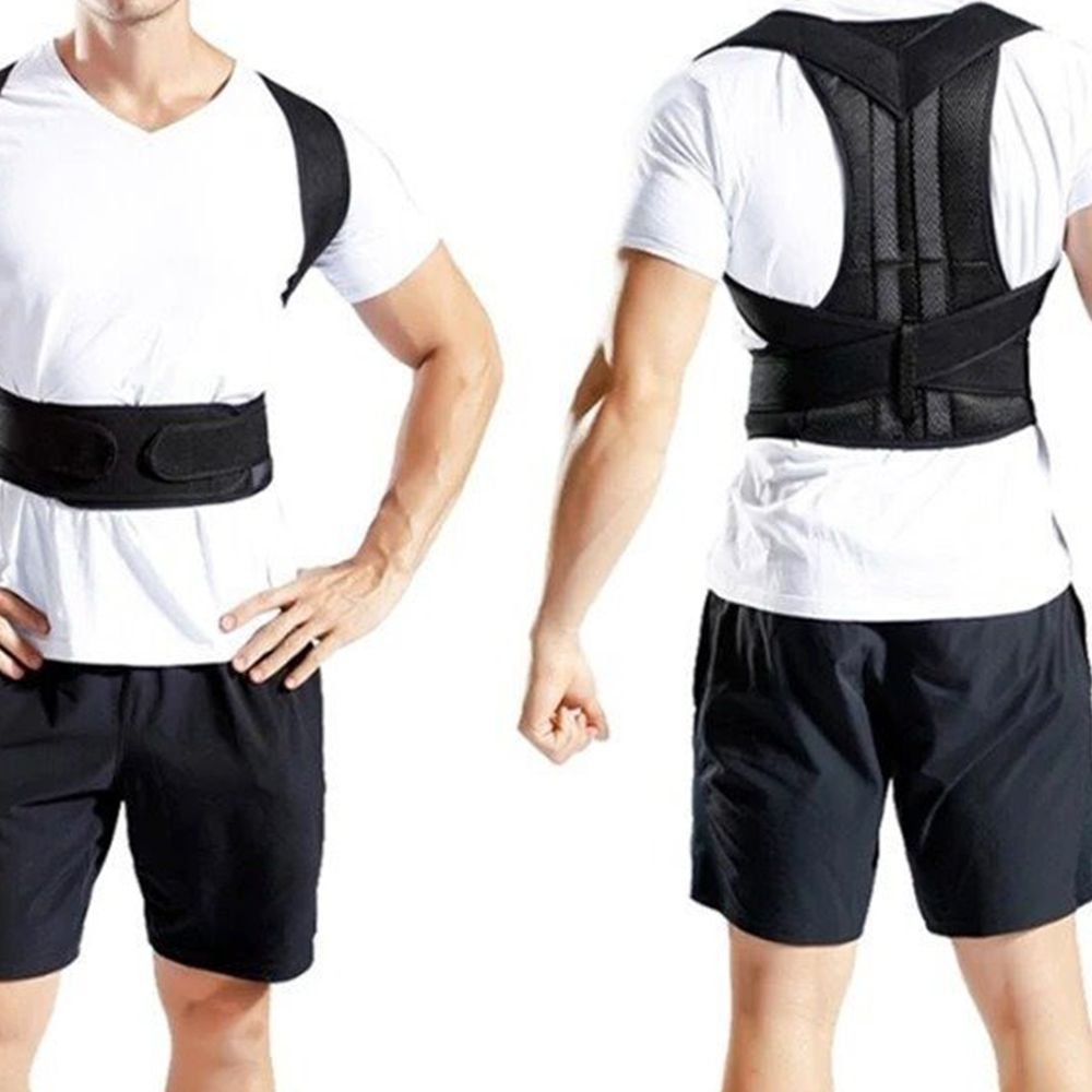 Cinta Corretor Postura Coluna Colete Lombar Postural Pegar Peso - GG ...