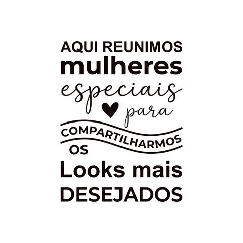 Adesivo Parede Mulheres Especiais Looks Desejados