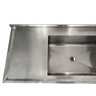 Pia Aço Inox Industrial 150x70x90 Cm Cuba Grande Cubão Centralizada Nortinox - 6