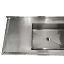Ver imagem 6 de Pia Aço Inox Industrial 150x70x90 Cm Cuba Grande Cubão Centralizada Nortinox