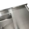 Pia Aço Inox Industrial 150x70x90 Cm Cuba Grande Cubão Centralizada Nortinox - 5