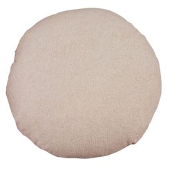 Capa Almofada Redonda Boucle Diversas Cores 43x43 - Bege Claro - 1