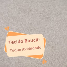 Capa Almofada Redonda Boucle Diversas Cores 43x43 - Bege Claro - 3