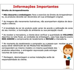 Balcao de Cozinha com Fruteira 1 Pt Ia04 Branco Preto Mpri Branco Preto - 2