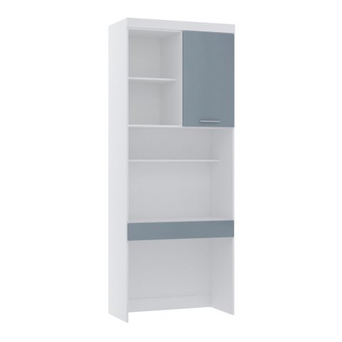 Mesa de Estudo Bancada Escrivaninha Modulado Alpes - Módulo Luciane:azul