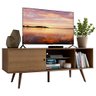 Rack Madesa Cairo para TV até 65 Polegadas com Pés de Madeira Rustic Cor:Rustic - 2