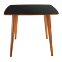 Ver imagem 4 de Mesa de Jantar Quadricurva 80x80cm 2 a 4 Lugares em Madeira - Dina - Preta