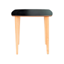 Ver imagem 3 de Mesa de Jantar Quadricurva 80x80cm 2 a 4 Lugares em Madeira - Dina - Preta
