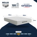 Ver imagem 3 de Colchão de Molas Ensacadas Ortobom One Face Plenno Superpocket Casal 138cm