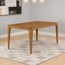 Ver imagem 1 de Mesa de Jantar 4 Lugares Retangular 120cm Tampo MDF Claris N01 Ypê - Lyam Decor