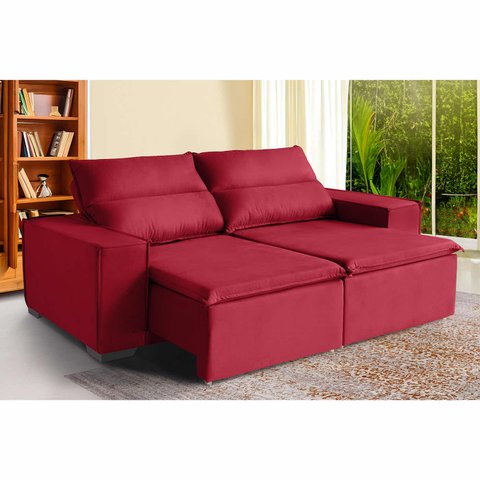 Sofá Paris 3 Lugares 1,80cm Retrátil e Reclinável- de Casa Décor e Estofados.