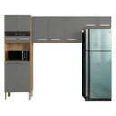 Ver imagem 4 de Cozinha Compacta Pequena 9 Portas Freijó
