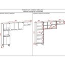 Ver imagem 2 de Cozinha Compacta Pequena 9 Portas Freijó