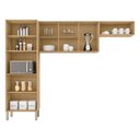 Ver imagem 3 de Cozinha Compacta Pequena 9 Portas Freijó