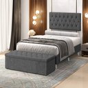 Ver imagem 1 de Kit Painel Centaurus 160 e Calçadeira Sagitarius Linho Aradecor