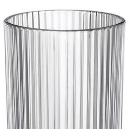 Jogo com 6 Copos de Vidro Graffiato Transparente para Suco ou Água 420ml - 4
