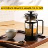 Cafeteira Prensa Francesa 350 Ml Cremeira Café Leite Cremoso - 7