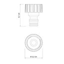 Ver imagem 2 de Adaptador Fêmea com Rosca 3/4" em Plástico Tramontina para Jardim Tramontina
