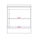 Ver imagem 7 de Balcão de Cozinha com 2 Portas 80cm MDF Milla Móveis Carraro