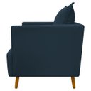 Ver imagem 4 de Poltrona Decorativa para Sala Recepção Escritório Consultório Reforçada Eliza Tecido Suede