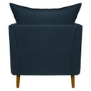 Ver imagem 6 de Poltrona Decorativa para Sala Recepção Escritório Consultório Reforçada Eliza Tecido Suede