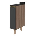 Ver imagem 1 de Balcão com Tampo 1 Porta MDF 20 cm Kali 1679622 Carvalho Toq Chumbo Nicioli